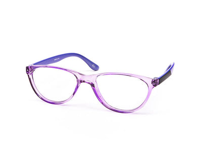 SHELL  - FULL FRAME - UNISEX - PURPLE SHINE - PURPLE - CATEYE - (Lenses Included)*