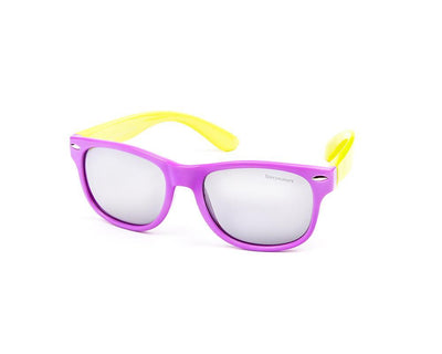 Square Purple Shine WITH YELLOW SUNGLASS KIDS AMK826