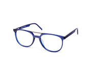 Round Blue Shine WITH Blue Happster Frame AMK35025 - (LENSES INCLUDED)*