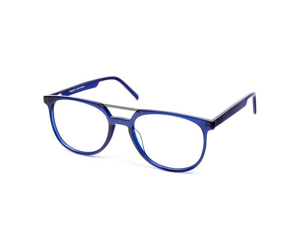 Round Blue Shine WITH Blue Happster Frame AMK35025 - (LENSES INCLUDED)*