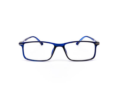 Specsmakers - Unisex Rectangle Full Frame - Blue Shine Blue - COC101 - (LENSES INCLUDED)*