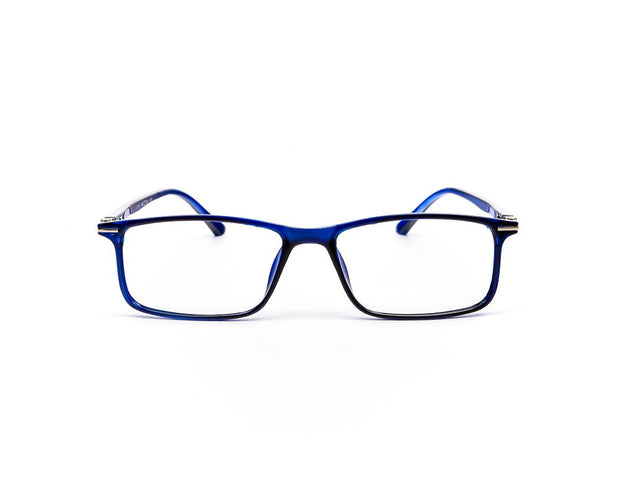 Specsmakers - Unisex Rectangle Full Frame - Blue Shine Blue - COC101 - (LENSES INCLUDED)*