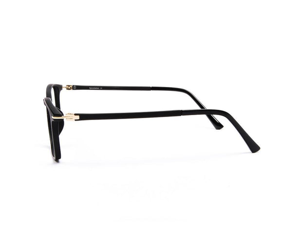 Rectangle Black Matt WITH BLACK Shell Frame AMJ3511 - (LENSES INCLUDED)*