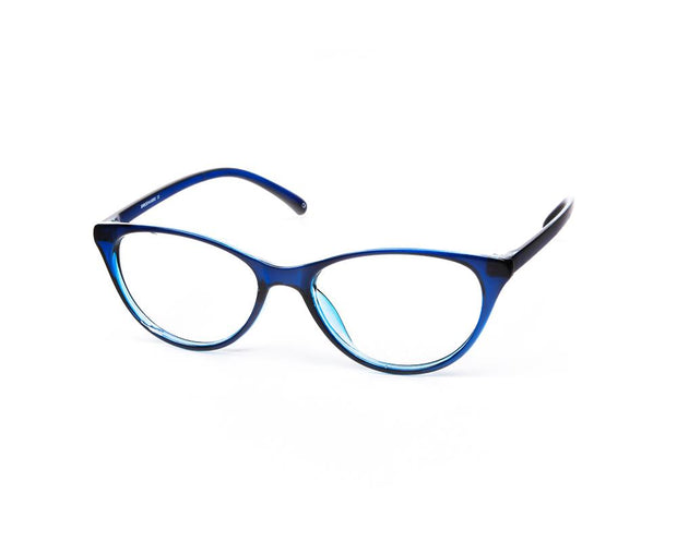 SHELL FRAME - FULL FRAME - BLUE SHINE - TUK2382 - CATEYE - 53 - Lenses Included