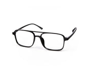 SHELL FRAME - FULL FRAME - BLACK SHINE - TUK2430 - SQUARE - 51 - Lenses Included