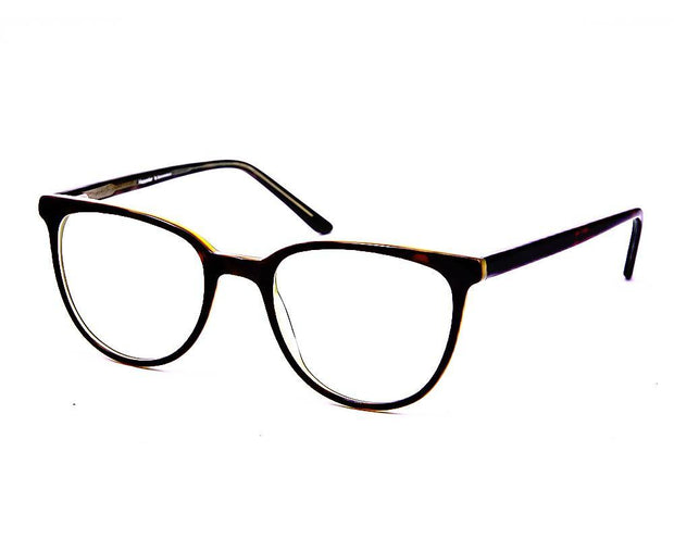 Cateye Brown Tortise with GREEN ACETATE Full Frame AMI5007 - Specsmakers