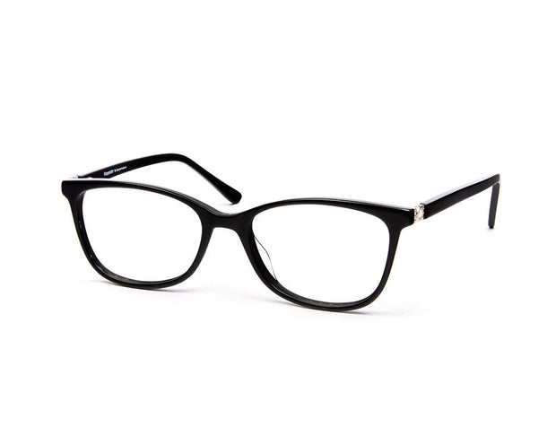 Happster - Female Cateye Full Frame - Black Shine BLACK - ANF6010 - (LENSES INCLUDED)*