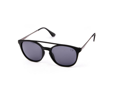 SUNGLASS - FULL FRAME - BLACK MATT - WAA0712 - DB ROUND - 55
