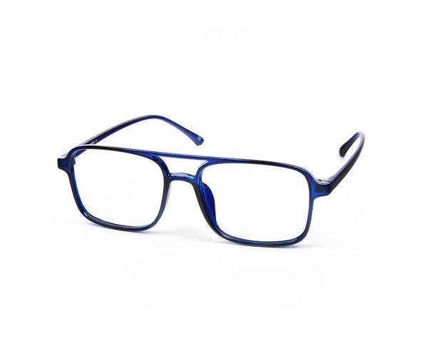 SHELL FRAME - FULL FRAME - BLUE SHINE - TUK2430 - SQUARE - 51 - Lenses Included