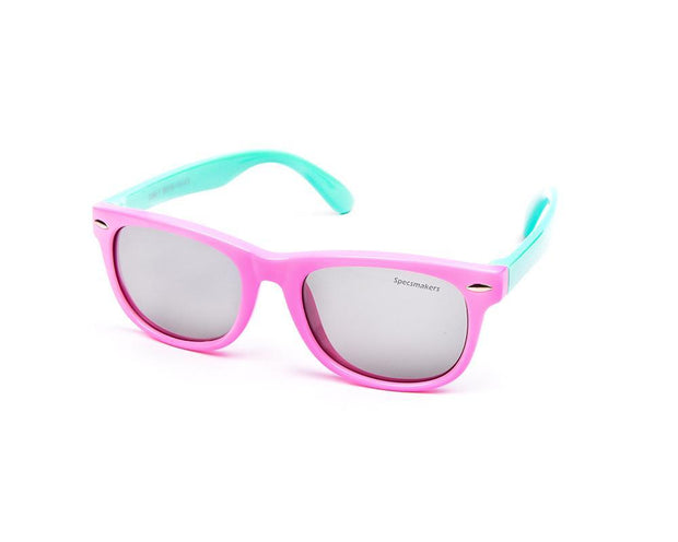 Rectangle PINK SHINE WITH GREEN SUNGLASS KIDS AMK802