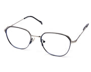 Specsmakers - Unisex Square Full Frame - Blue  Matt Grey Metallic - AMO2420 - (LENSES INCLUDED)*