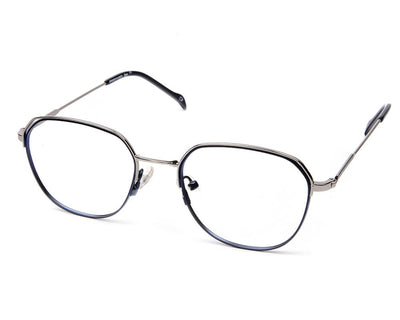 Specsmakers - Unisex Square Full Frame - Blue  Matt Grey Metallic - AMO2420 - (LENSES INCLUDED)*