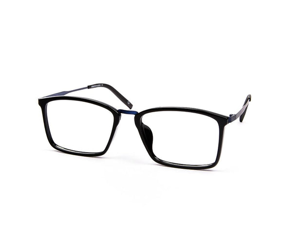SHELL  - FULL FRAME - BLACK SHINE - SQUARE - AML8185 - (Lenses Included)*