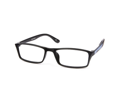 SHELL  - FULL FRAME - UNISEX - BLACK MATT - GREY - RECTANGLE - (Lenses Included)*