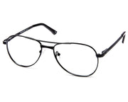 SPECSMAKERS-TUL98034-FULL FRAME-RX-BLACK SHINE-56- (LENSES INCLUDED)*