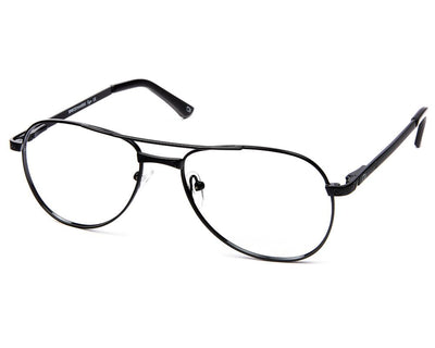 SPECSMAKERS-TUL98034-FULL FRAME-RX-BLACK SHINE-56- (LENSES INCLUDED)*