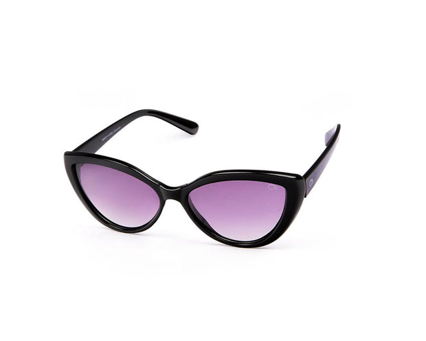 SUNGLASS - FULL FRAME - BLACK SHINE - MUA6047 - CATEYE - 54