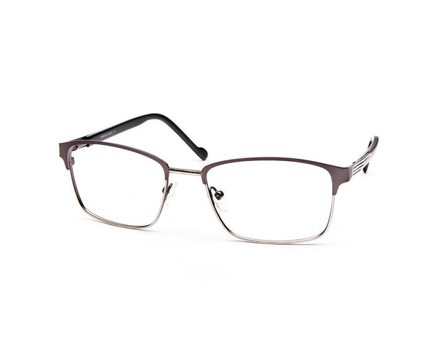 METAL  - FULL FRAME - GREY METALLIC MATT - SQUARE - ANF30582 - (Lenses Included)*