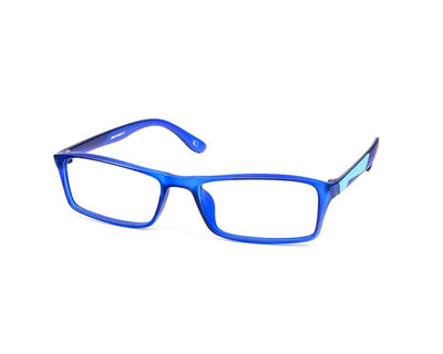 SHELL  - FULL FRAME - UNISEX - BLUE MATT - BLUE - RECTANGLE - (Lenses Included)*
