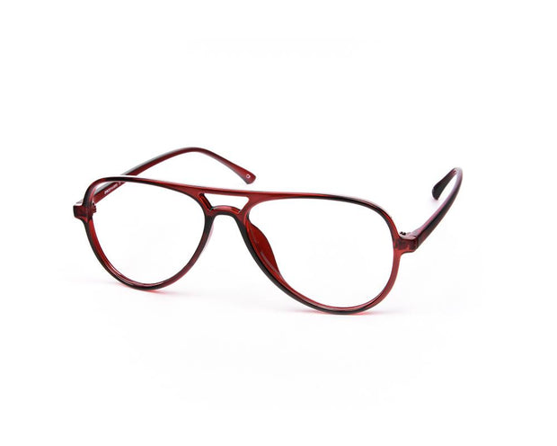 SHELL FRAME - FULL FRAME - RED SHINE - TUK2431 - Oval - 55 - Lenses Included