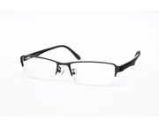 Specsmakers - Unisex Rectangle Half Frame - Black Matt BLACK - PEC88321 - (LENSES INCLUDED)*