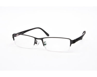 Specsmakers - Unisex Rectangle Half Frame - Black Matt BLACK - PEC88321 - (LENSES INCLUDED)*