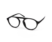 SHELL FRAME - FULL FRAME - BLACK SHINE - TUK2415 - ROUND - 50 - Lenses Included