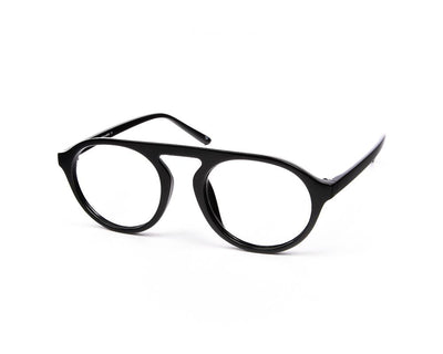 SHELL FRAME - FULL FRAME - BLACK SHINE - TUK2415 - ROUND - 50 - Lenses Included