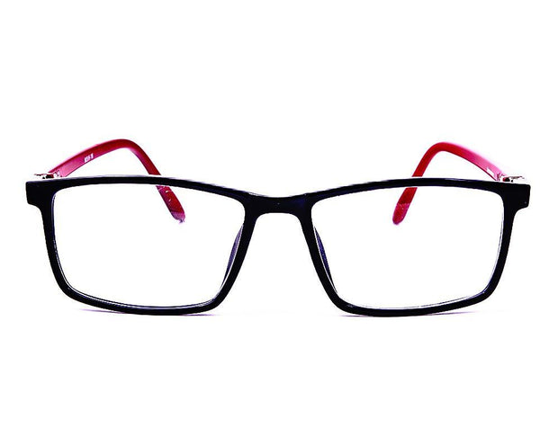 Rectangle Red WITH Black Shine Full Frame AOMSH16N - Specsmakers