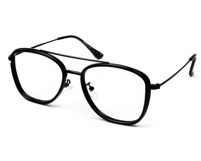 SPECSMAKERS-TUL98027-FULL FRAME-RX-BLACK SHINE-53- (LENSES INCLUDED)*