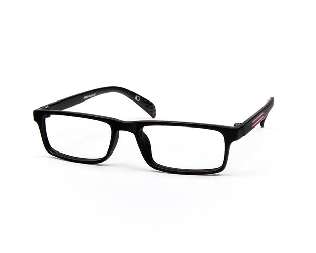 SHELL  - FULL FRAME - KIDS - BLACK MATT - PINK - SQUARE - (Lenses Included)*