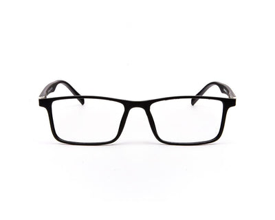 Specsmakers - Unisex Rectangle Full Frame - Black Matt BLACK - COC105 - (LENSES INCLUDED)*