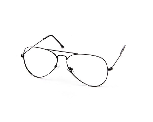 Specsmakers - Unisex DB Oval Full Frame - Black Shine BLACK - AML3001 - (LENSES INCLUDED)*