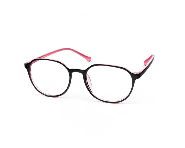 SHELL FRAME - FULL FRAME - BLACK SHINE - TUK2390 - ROUND - 52 - Lenses Included