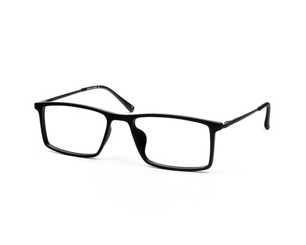 Specsmakers - Unisex Rectangle Full Frame - Black Shine Blue - AML8183 - (LENSES INCLUDED)*