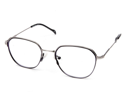 Specsmakers - Unisex Square Full Frame - Purple Matt Grey Metallic - AMO2420 - (LENSES INCLUDED)*