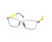 Peepstar - KIDS Rectangle Full Frame - Grey Matt YELLOW - AMLT14001 - (LENSES INCLUDED)*