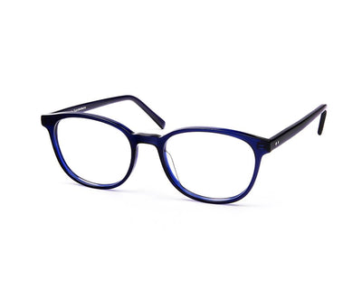 SHELL HAPSTER - FULL FRAME - BLUE SHINE - OVAL - CO7185 - (Lenses Included)*