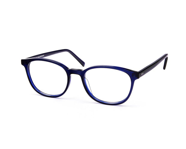 SHELL HAPSTER - FULL FRAME - BLUE SHINE - OVAL - CO7185 - (Lenses Included)*