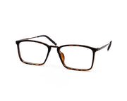 SHELL  - FULL FRAME - BROWN TORTISE - SQUARE - AML8185 - (Lenses Included)*