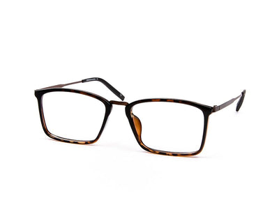 SHELL  - FULL FRAME - BROWN TORTISE - SQUARE - AML8185 - (Lenses Included)*