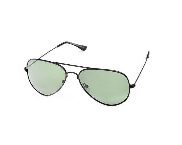 METAL SUNGLASS - FULL FRAME - BLACK MATT - SOI3025 - AOVAL - 57