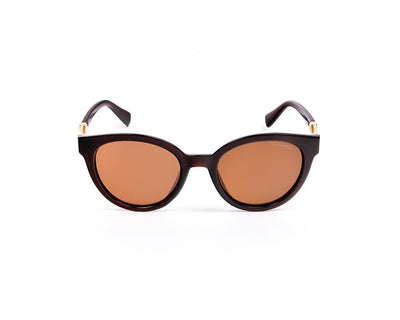 Round Brown Shine WITH Brown SUNGLASS SOG917