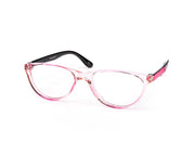 SHELL  - FULL FRAME - UNISEX - PINK SHINE - BLACK - CATEYE - (Lenses Included)*