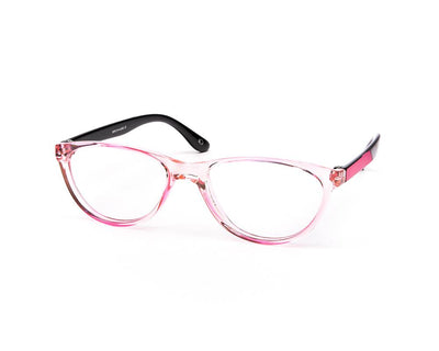 SHELL  - FULL FRAME - UNISEX - PINK SHINE - BLACK - CATEYE - (Lenses Included)*