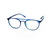 SHELL FRAME - FULL FRAME - BLUE SHINE - TUK2445 - ROUND - 51 - Lenses Included