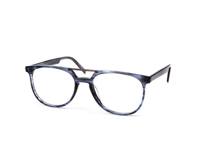 HAPPSTER - FULL FRAME - UNISEX - BLUE SHINE - BLACK - OVAL - (Lenses Included)*