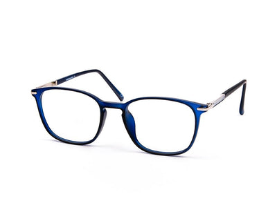 SHELL  - FULL FRAME - BLUE MATT - SQUARE - AML11709 - (Lenses Included)*