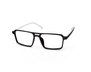 SHELL FRAME - FULL FRAME - BLACK SHINE - TUK2416 - SQUARE - 51 - Lenses Included