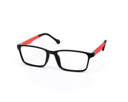 Peepstar - KIDS Square Full Frame - Black Matt Red - AMLT14002 - (LENSES INCLUDED)*